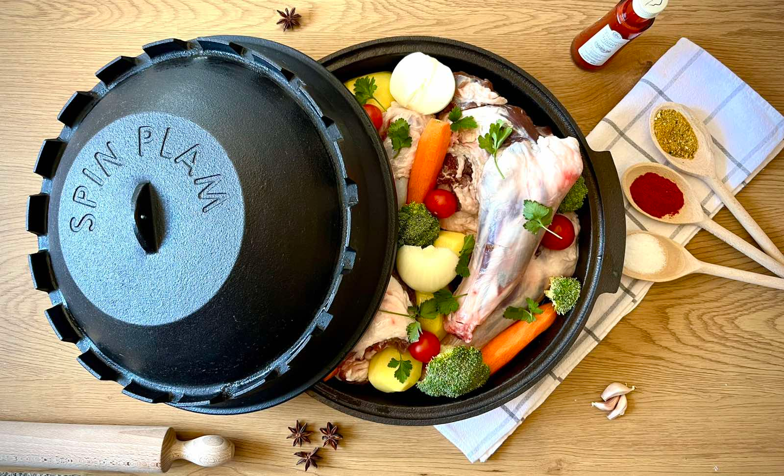 Liveno posuđe Spin Plam